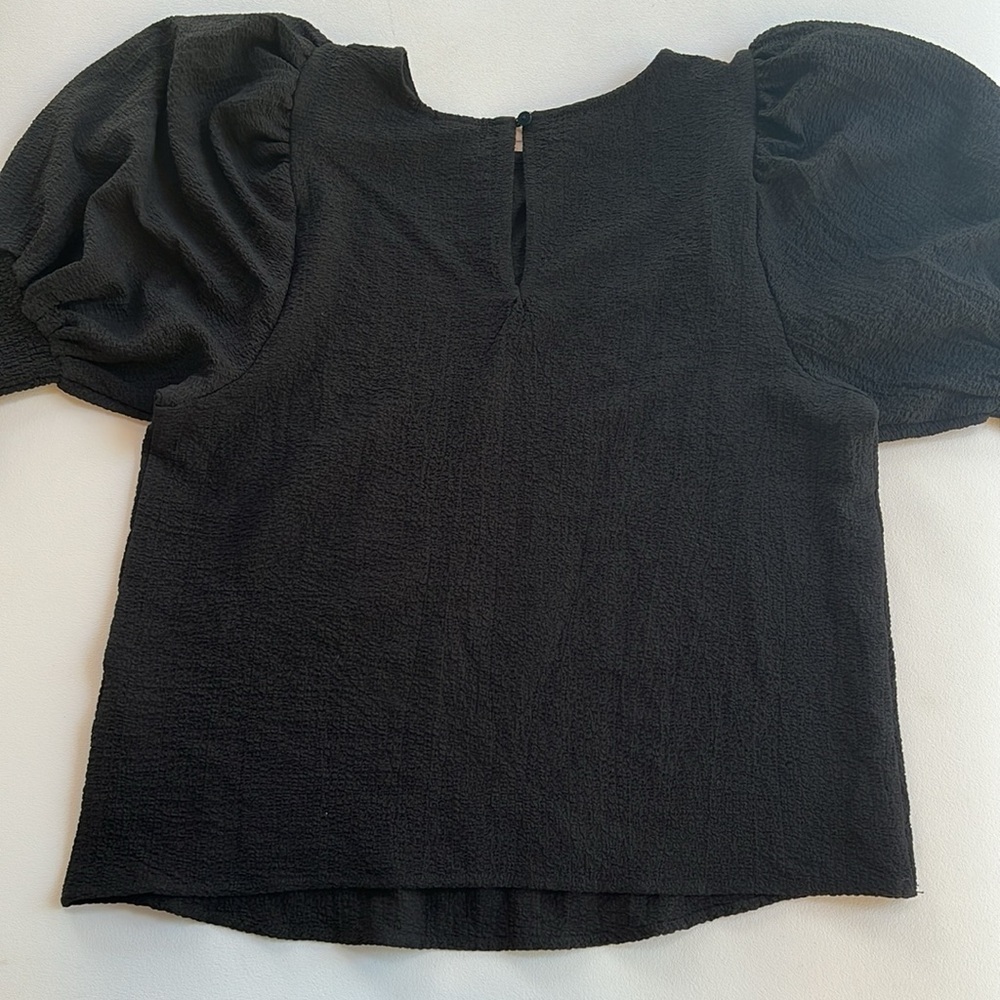 ICHI BLOUSE‎ SHORT office basic SLEEVE scandi sim… - image 7
